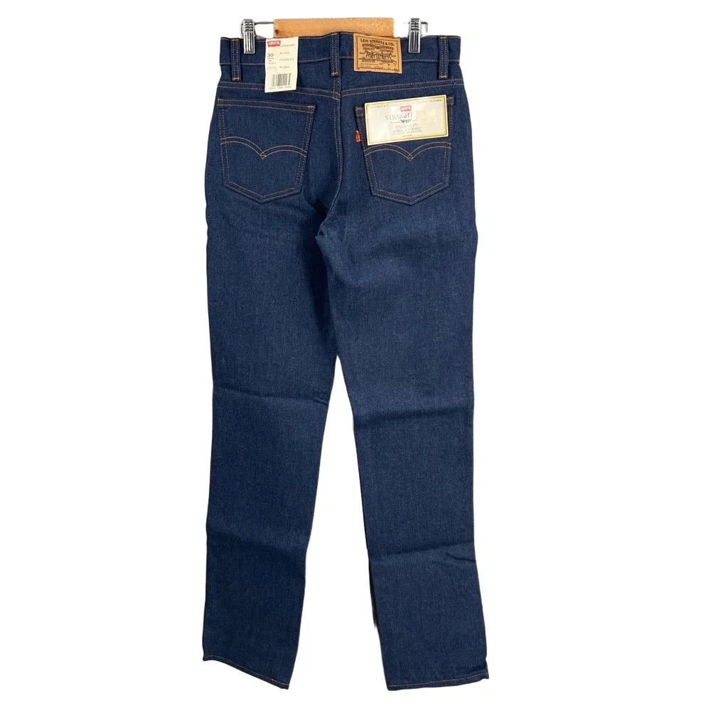 Vintage Levi's Deadstock Jeans Blue‎ Denim Orange Tab Student Fit USA Size 30x34